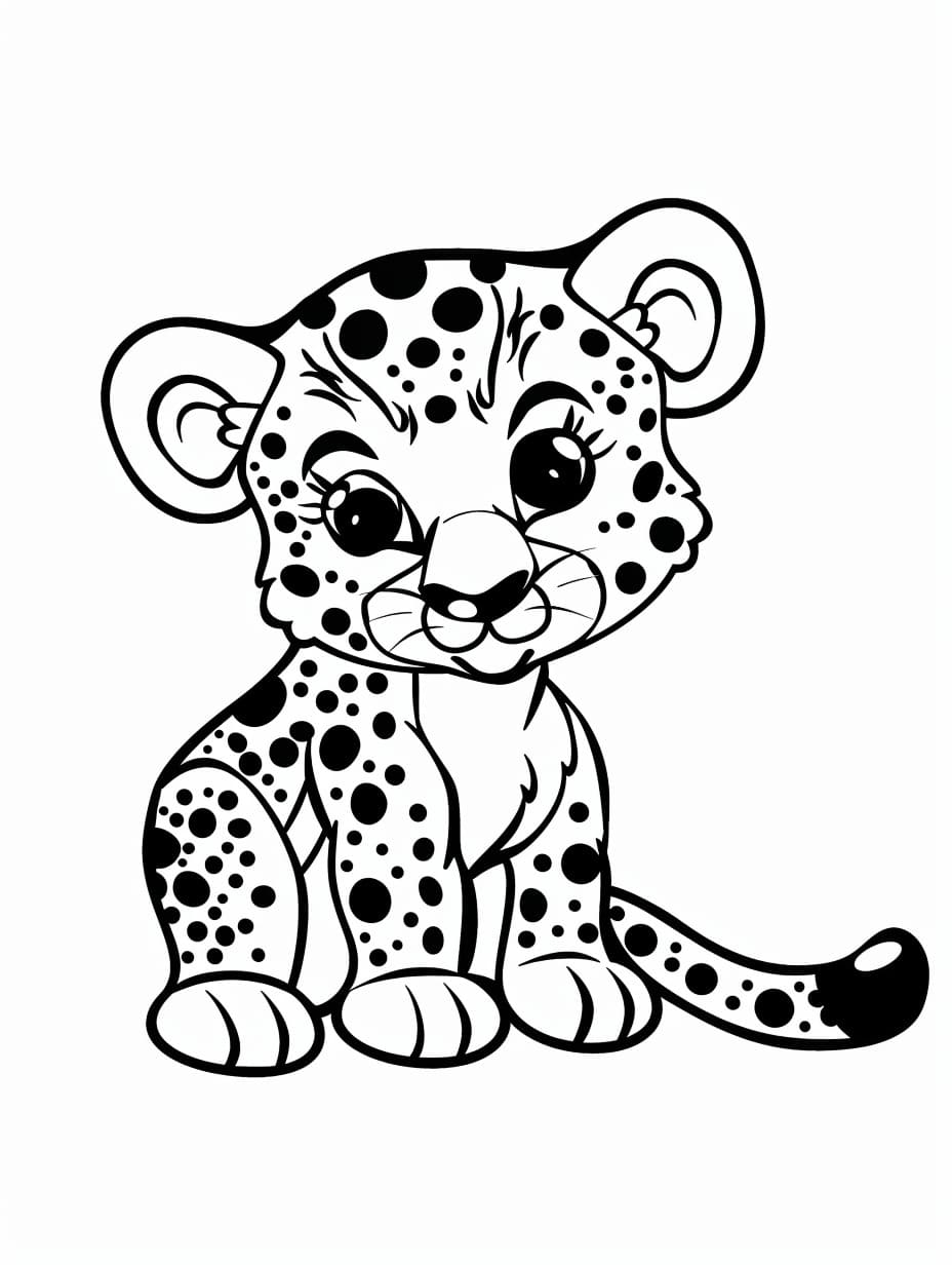 ระบายสี เสือชีตาห์น่าทึ่ง