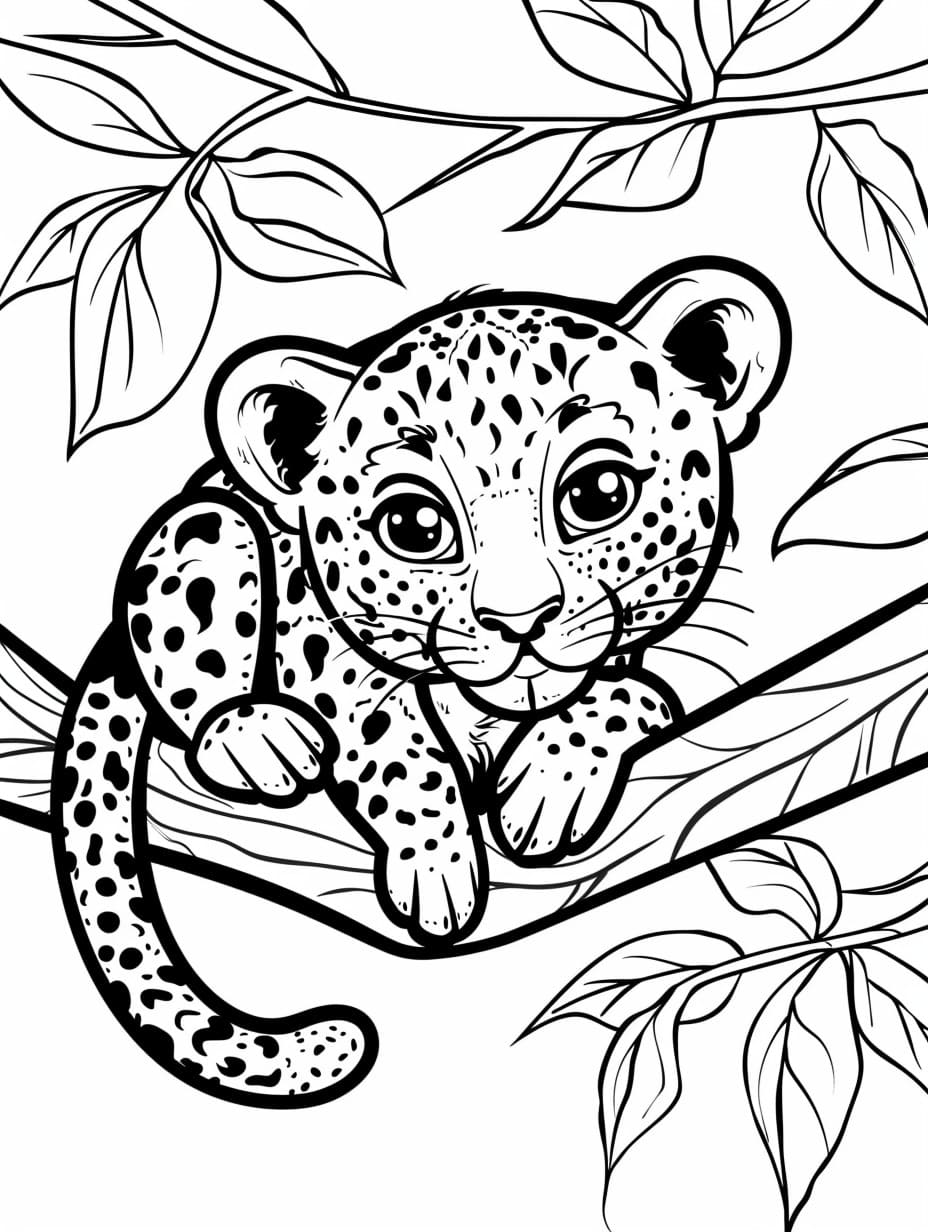 ระบายสี เสือชีตาห์สำหรับผู้ใหญ่