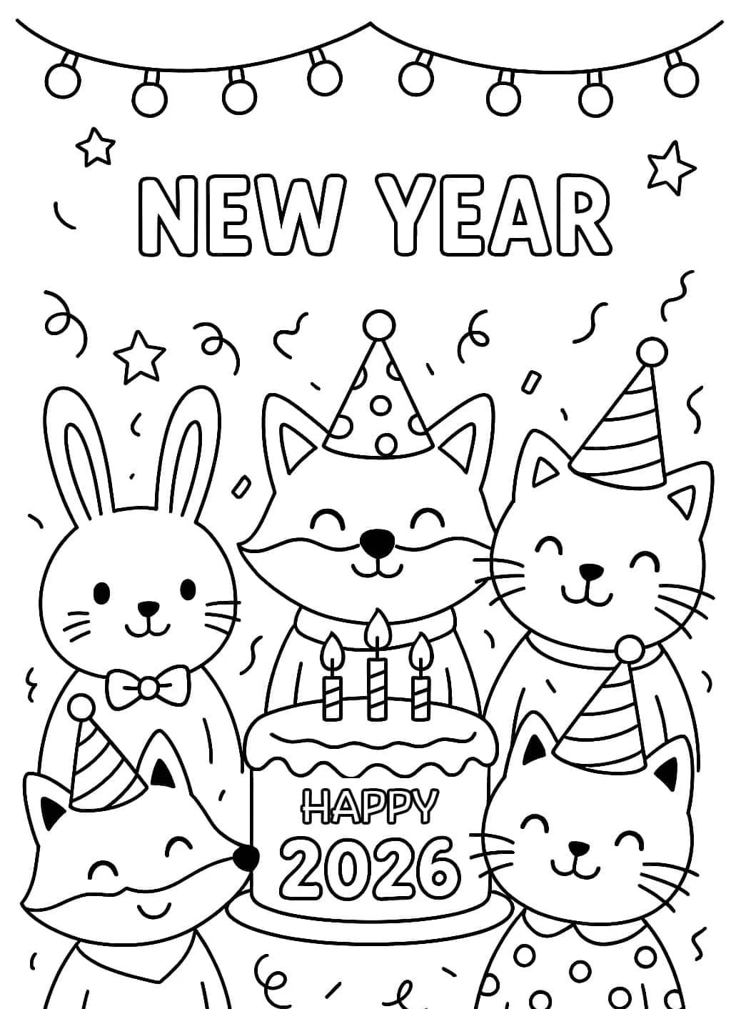 ระบายสี สุขสันต์ปีใหม่แด่สัตว์ทั้งหลาย