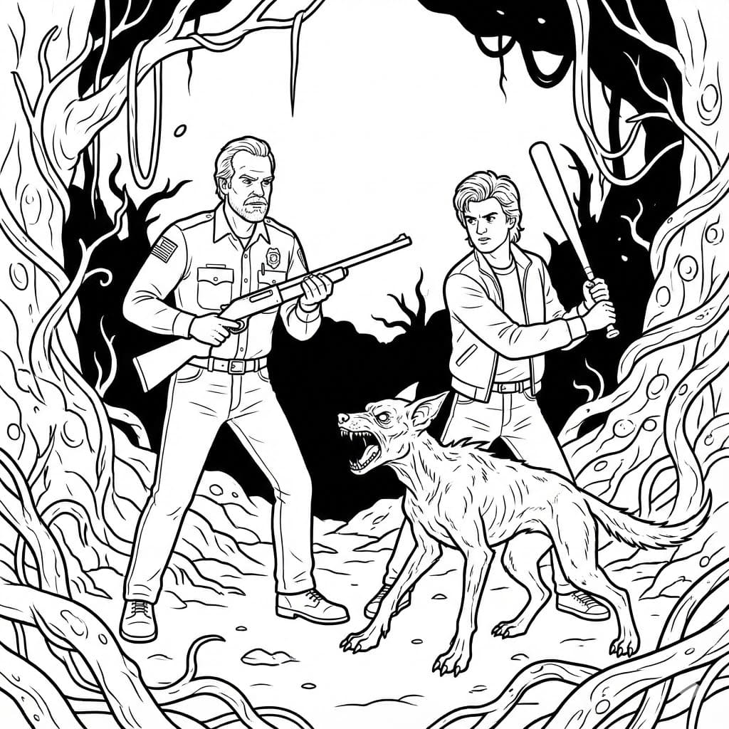 ระบายสี ตามหา สเตรนเจอร์ ธิงส์