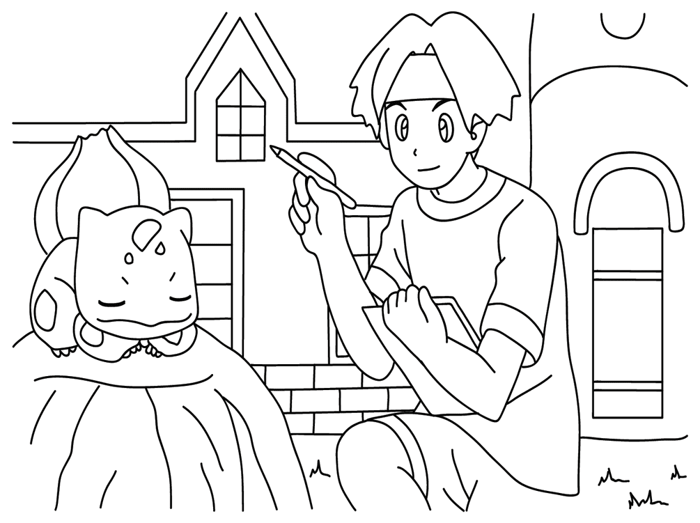 ระบายสี เทรซี่ สเกตชิต และ บัลบาซอร์