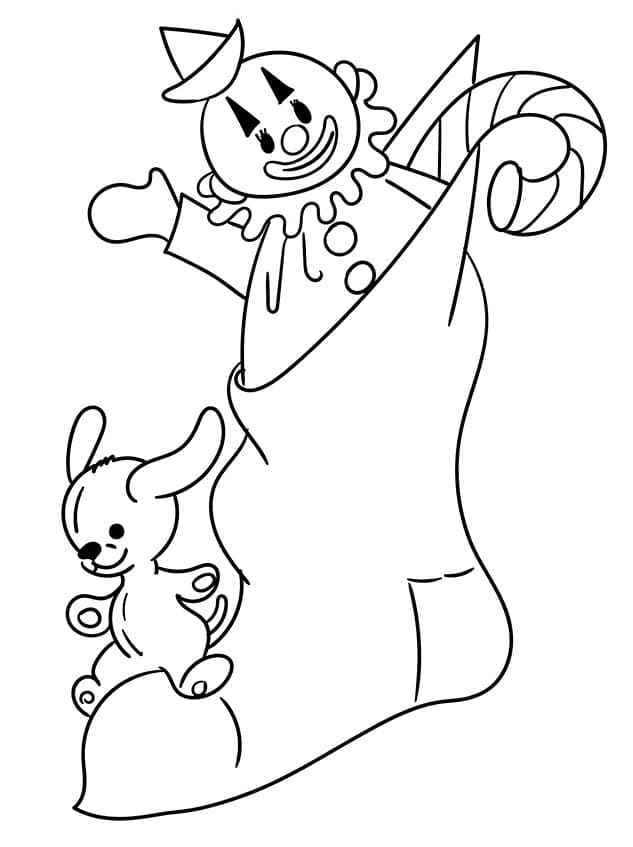 ระบายสี ถุงเท้าคริสต์มาสสุดอลังการ