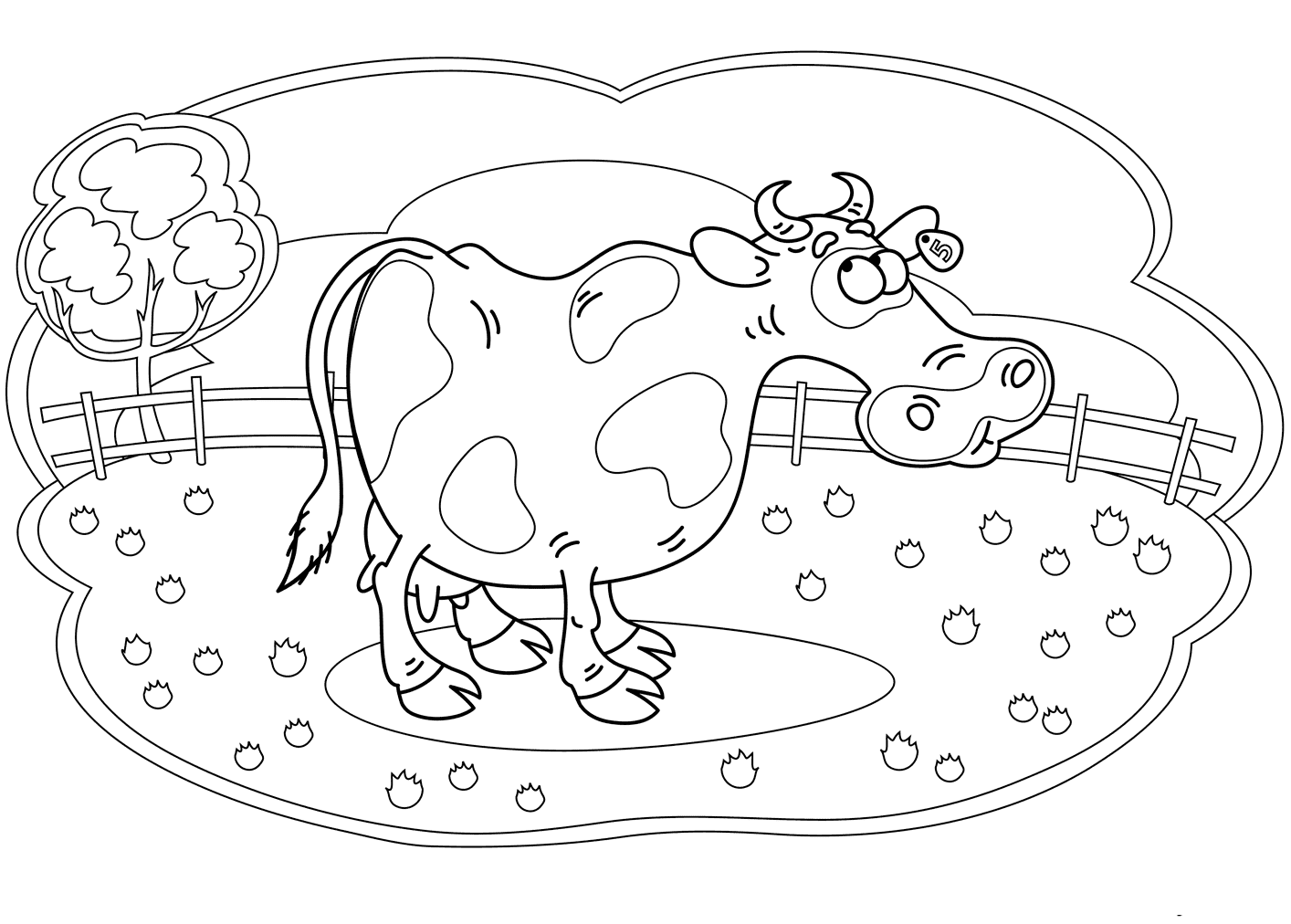 ระบายสี วัวโง่ฟรี