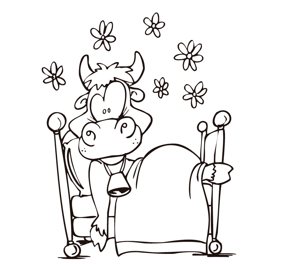 ระบายสี วัวตลกฟรี