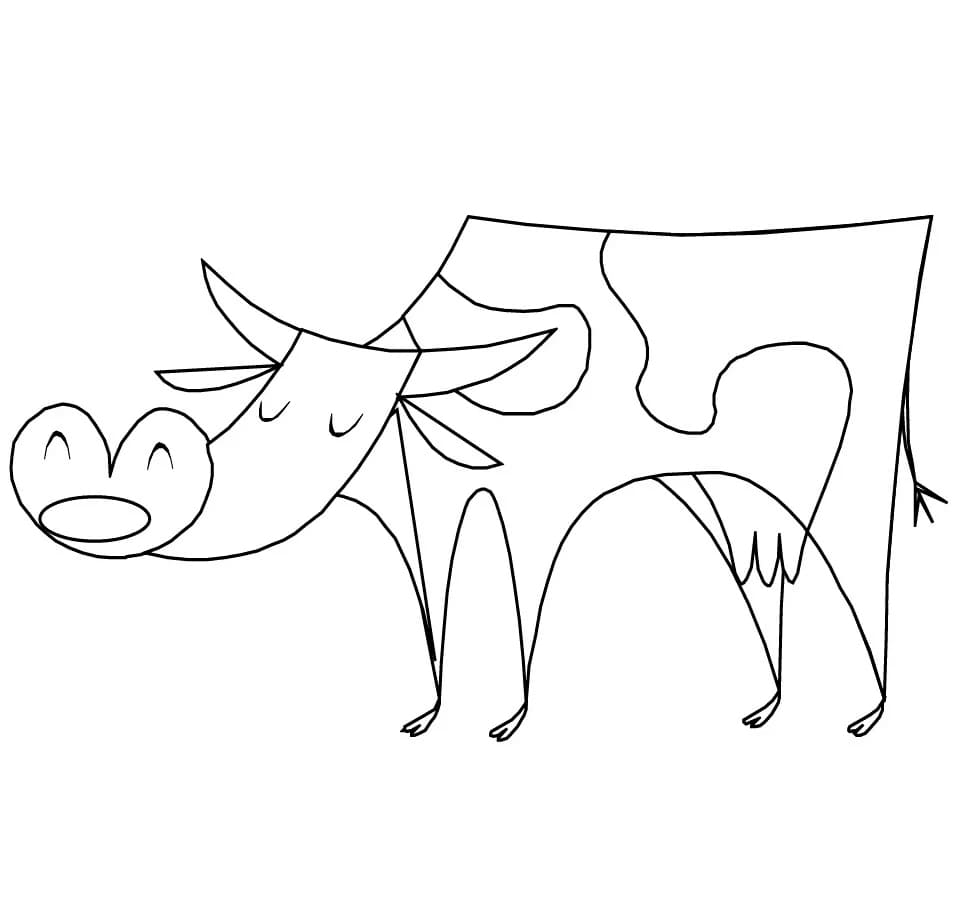 ระบายสี วัวตลก