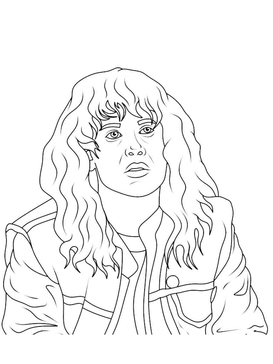 ระบายสี เอ็ดดี้ มันสัน จาก สเตรนเจอร์ ธิงส์