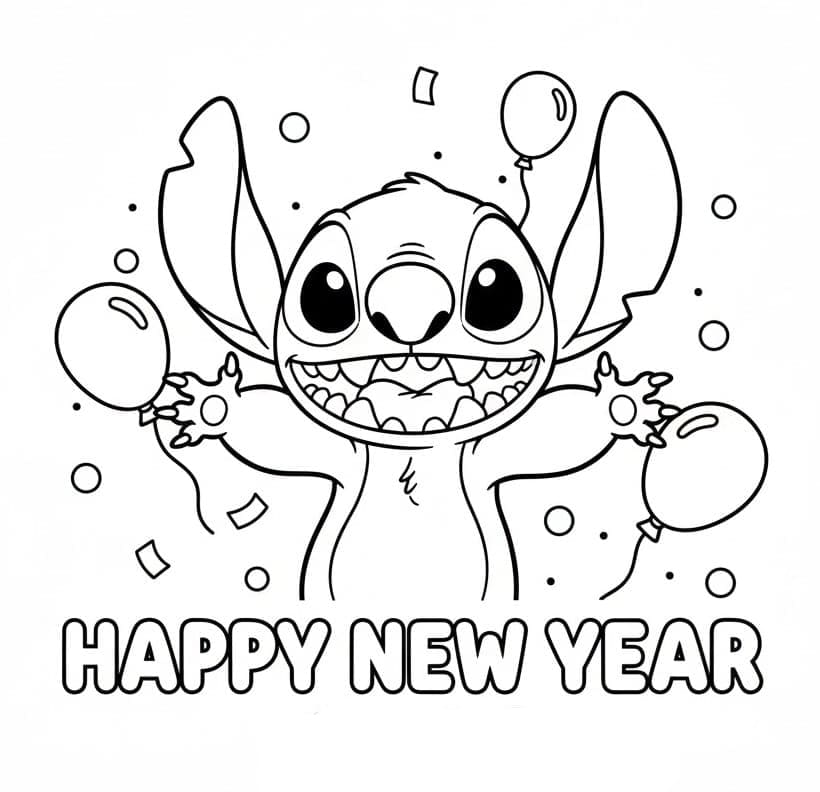 ระบายสี เย็บปักถักด้วยคำอวยพรปีใหม่