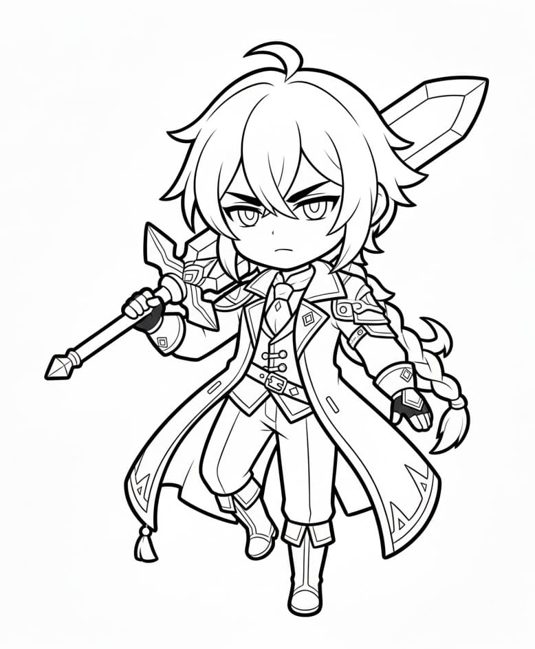 ระบายสี เบนเน็ตต์ จิบิ เก็นชินอิมแพ็ค