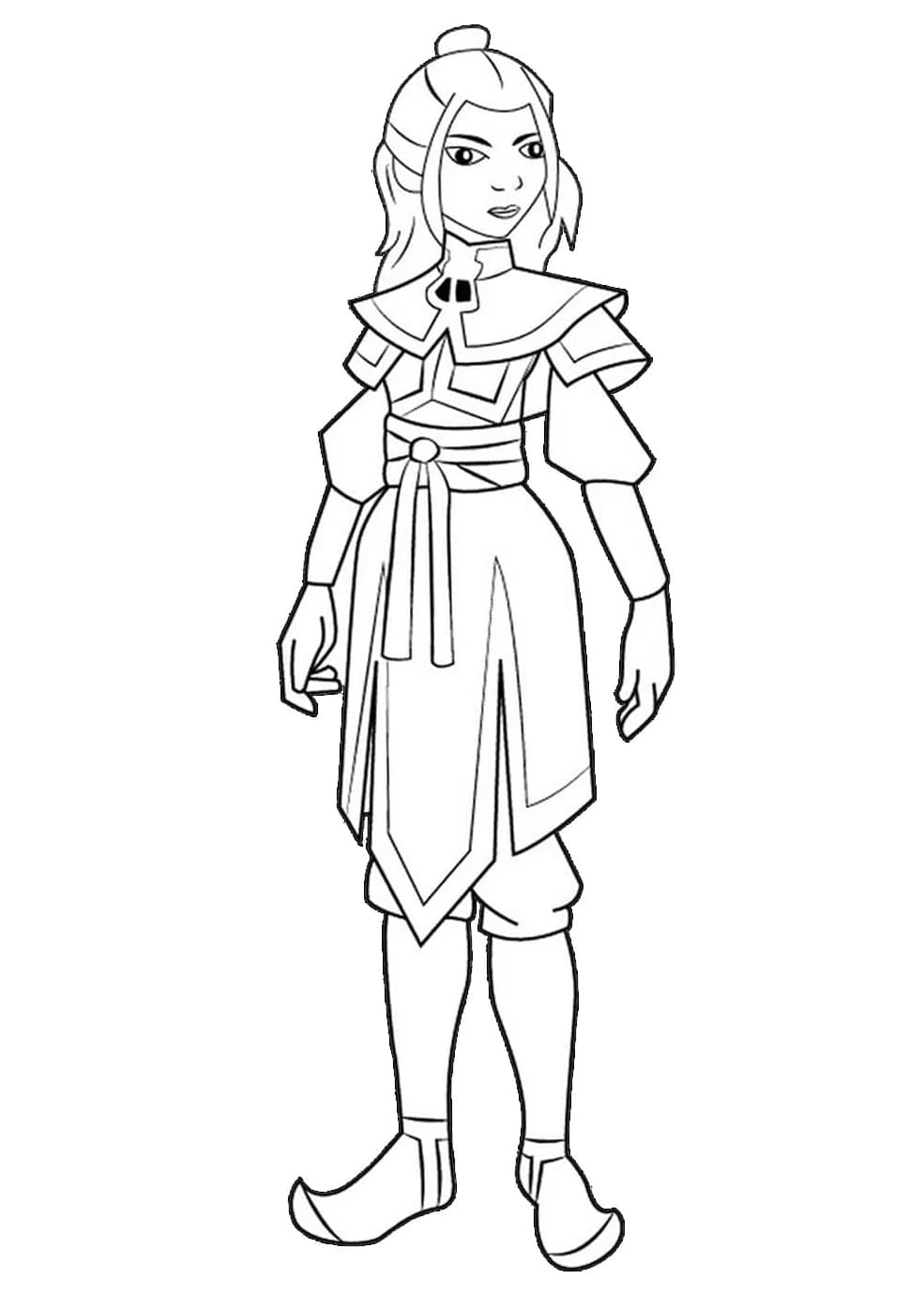 ระบายสี เจ้าหญิงอาซูล่าแห่งไฟ