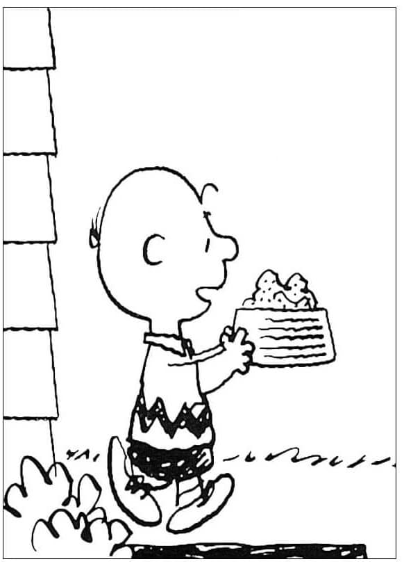 ระบายสี ชาร์ลีนำอาหารมาให้สนูปี้