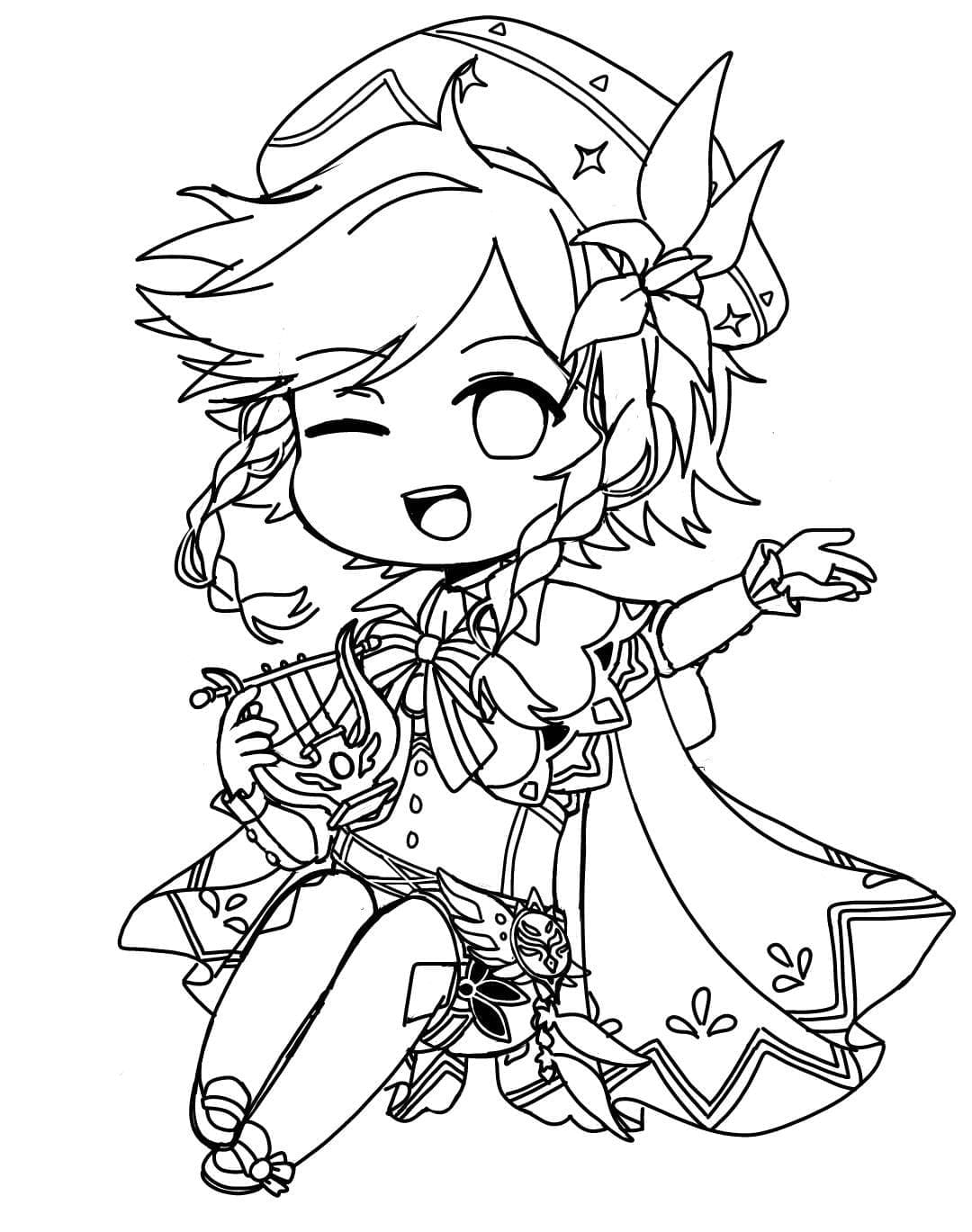 ระบายสี จิบิ เวนติ ในเกมเก็นชินอิมแพ็ค