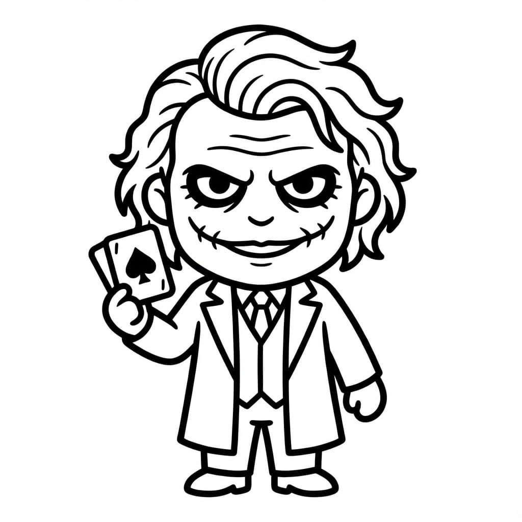 ระบายสี โจ๊กเกอร์จิบิ