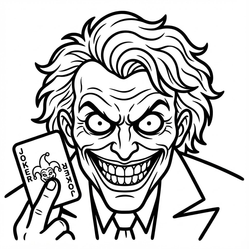 ระบายสี โจ๊กเกอร์ฟรี