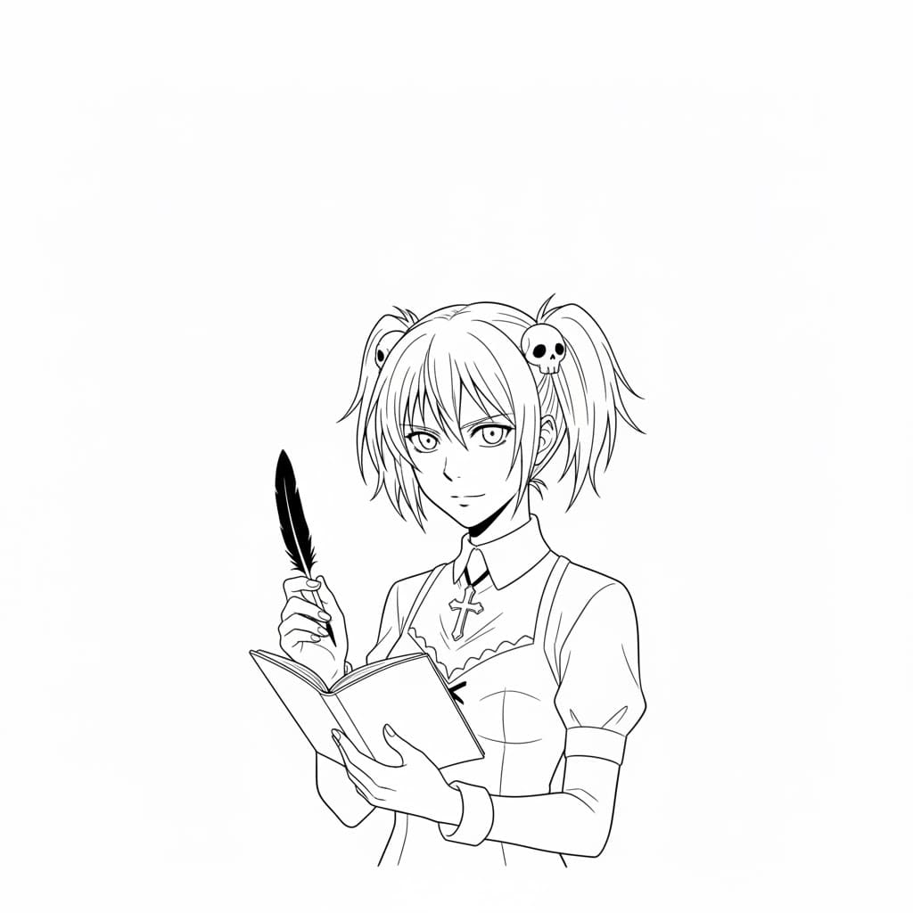 ระบายสี เดธโน้ต มิสะ อามาเนะ