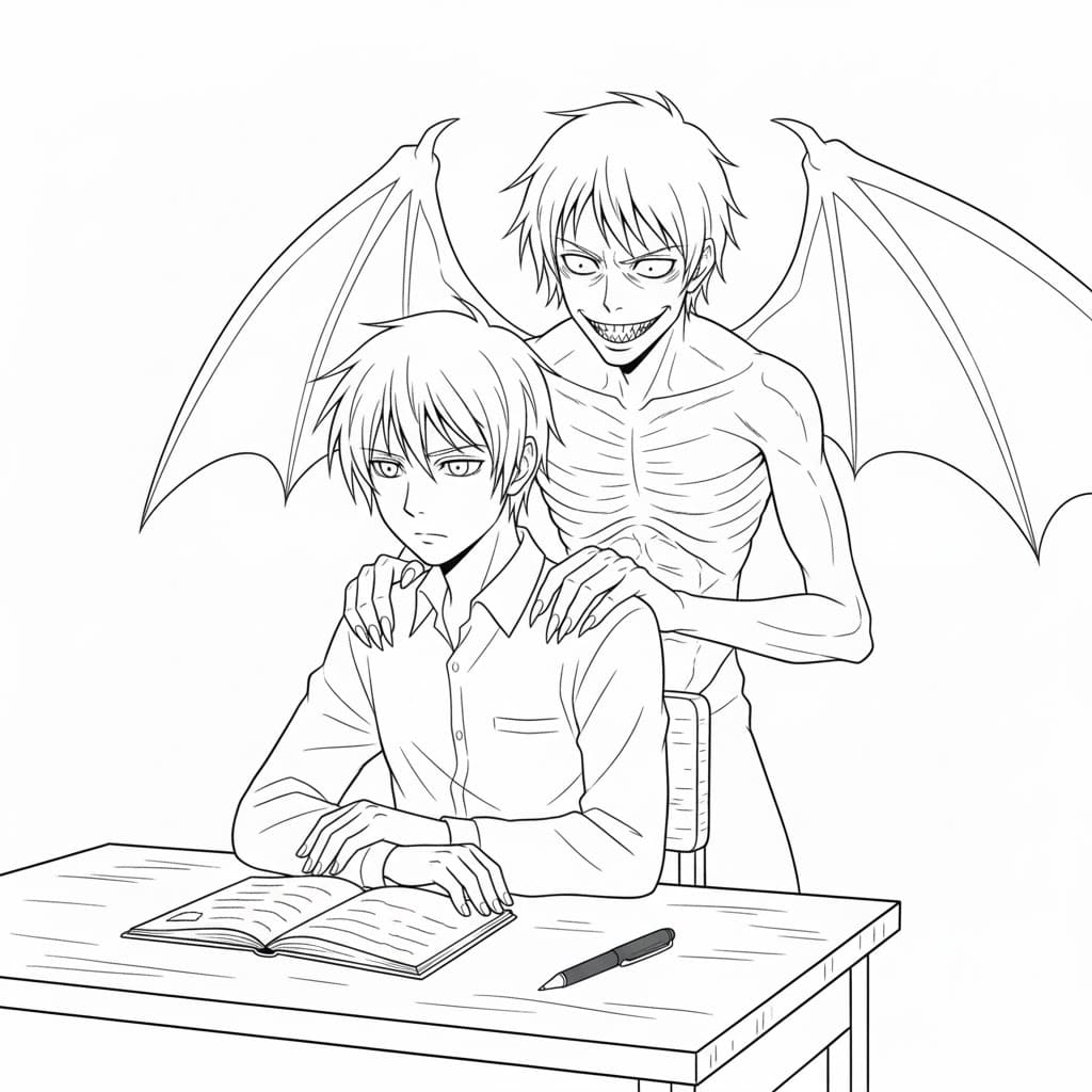 ระบายสี เดธโน้ต พิมพ์ได้ฟรี