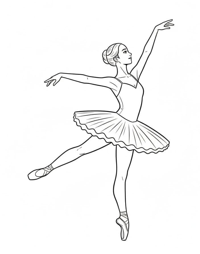 ระบายสี การวาดภาพนักบัลเล่ต์