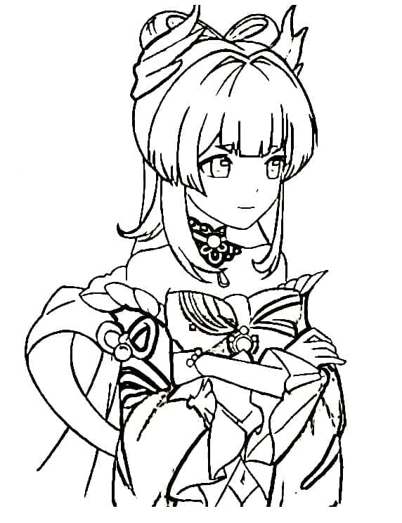 ระบายสี เก็นชิน อิมแพ็ค ซานโกโนมิยะ โคโคมิ