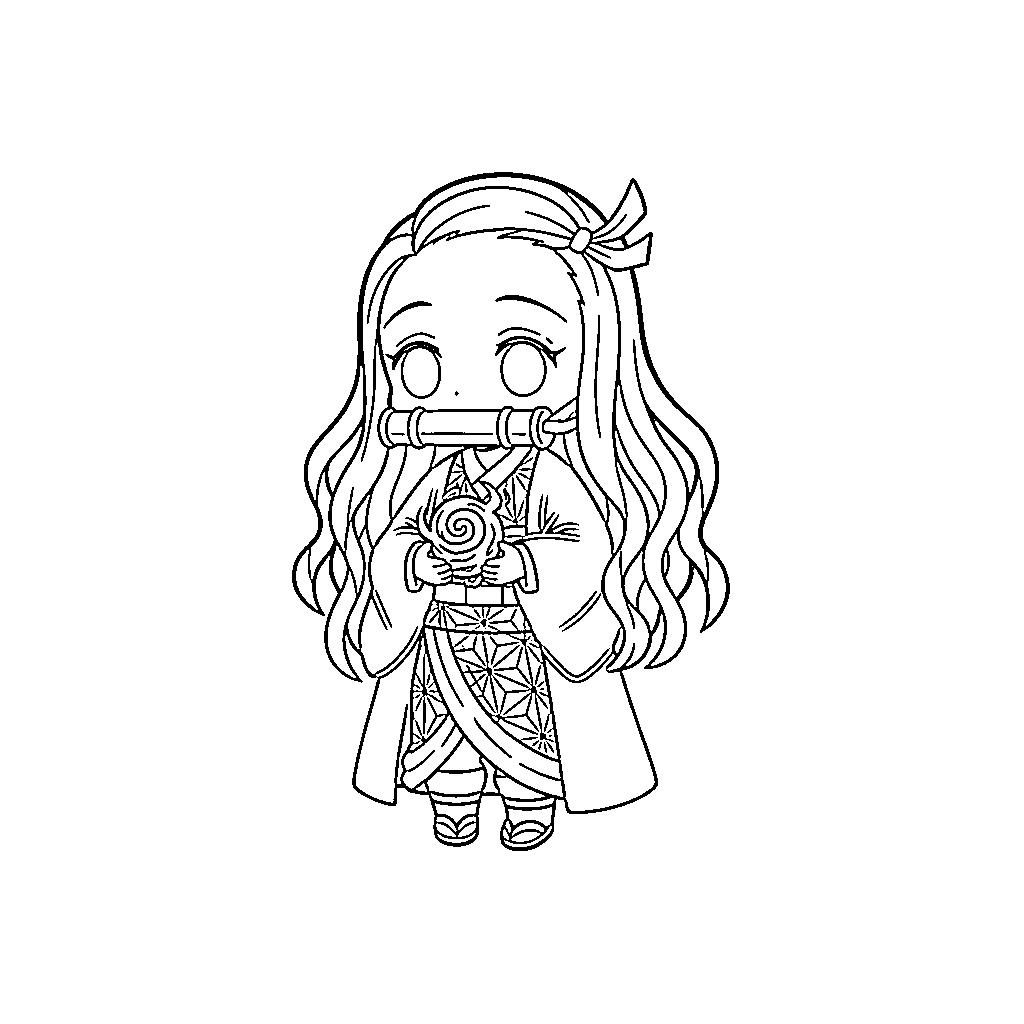 ระบายสี คามาโดะ เนซึโกะ สุดยอด