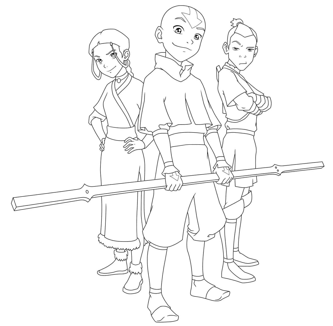 ระบายสี คาทารา, อัง และซอกก้า