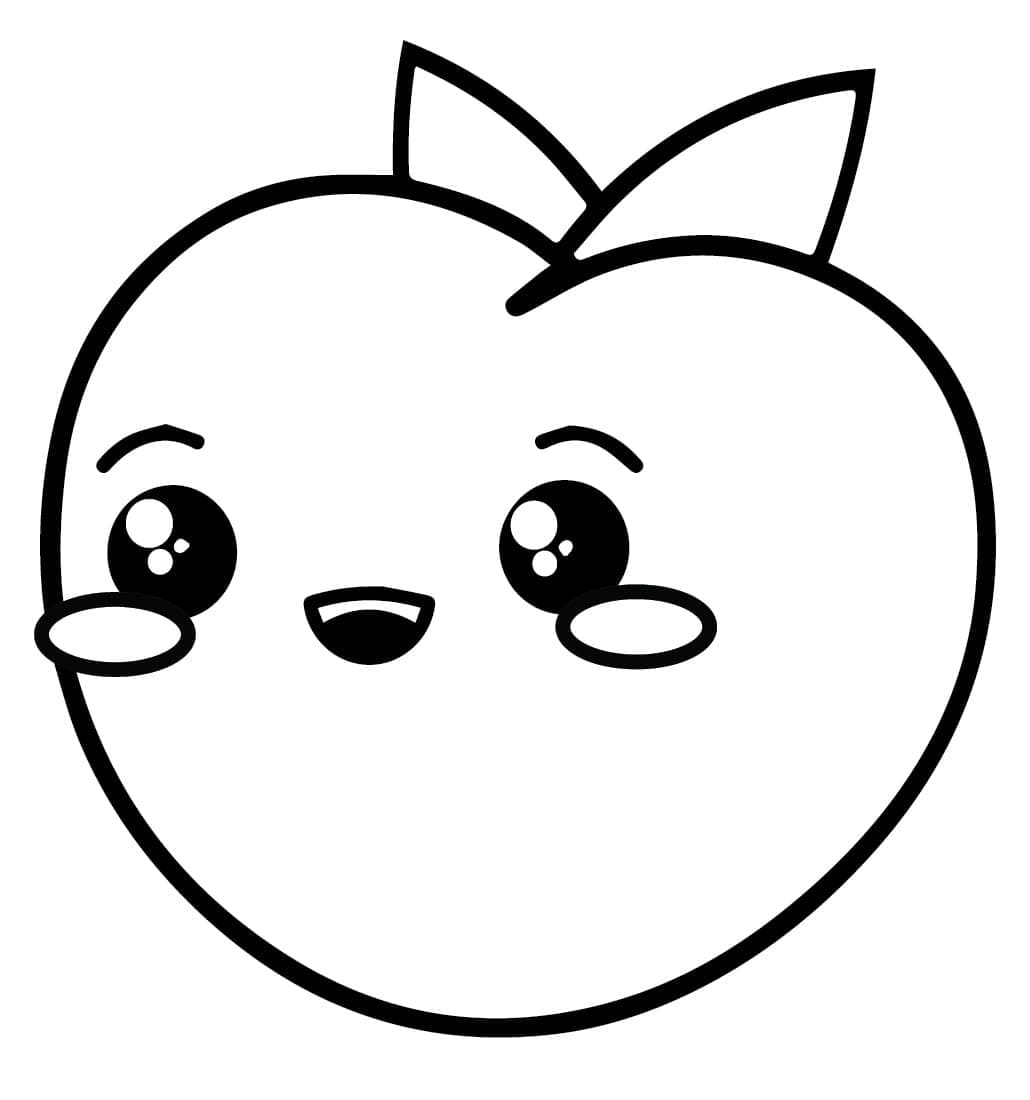 ระบายสี คาวาอิ พีช