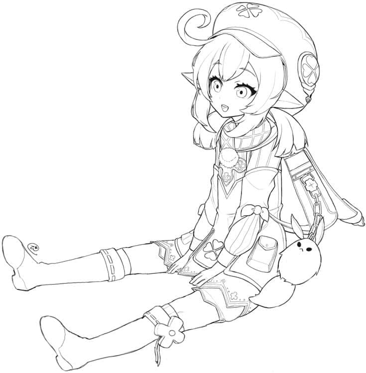 ระบายสี คลีในเกม เก็นชินอิมแพกต์