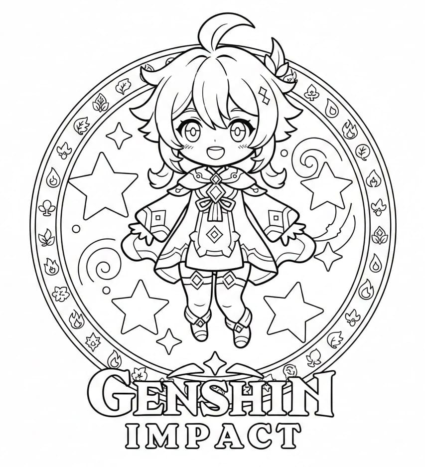 ระบายสี เก็นชินอิมแพกต์