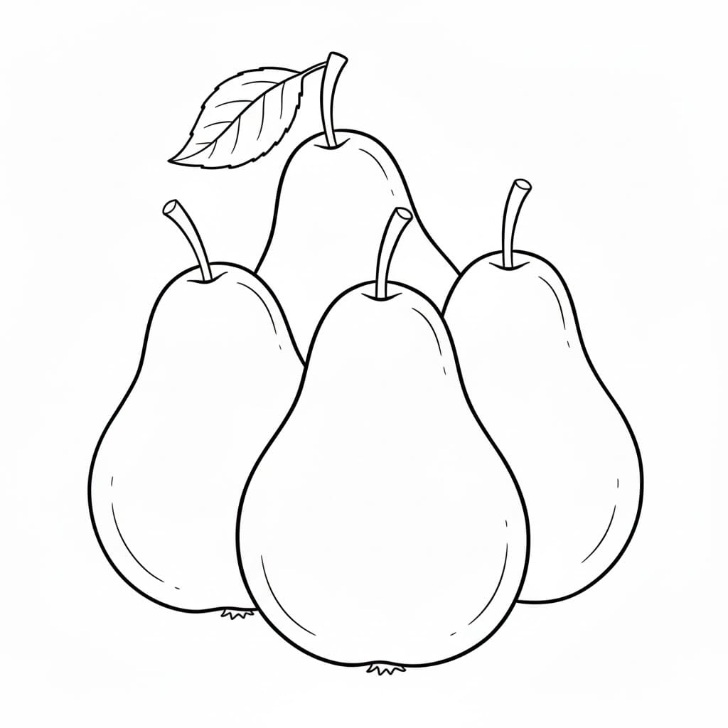 ระบายสี ลูกแพร์