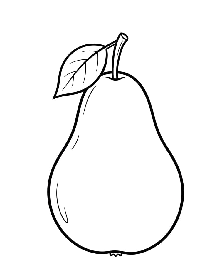 ระบายสี ลูกแพร์อร่อย