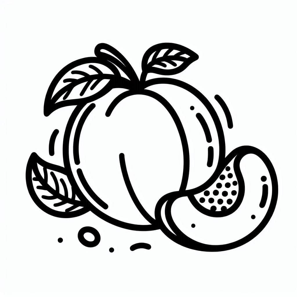 ระบายสี ลูกพีชฟรี