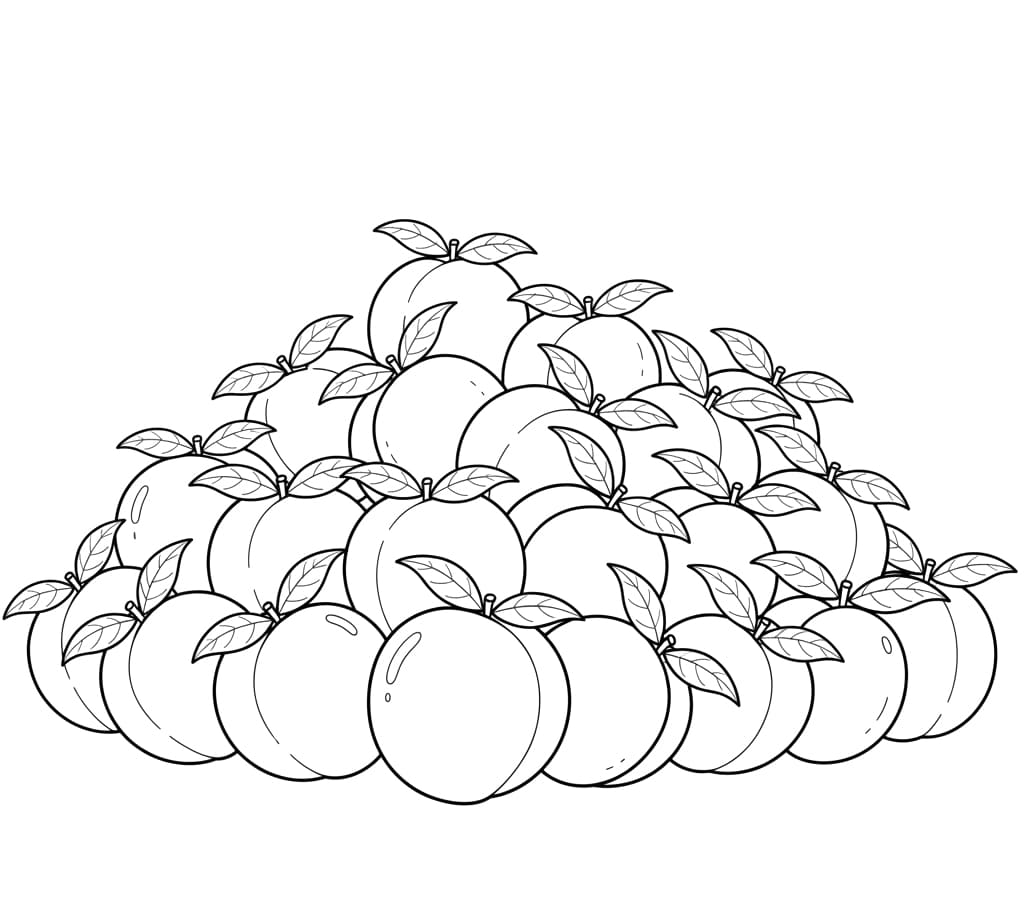 ระบายสี ลูกพีชเยอะมาก