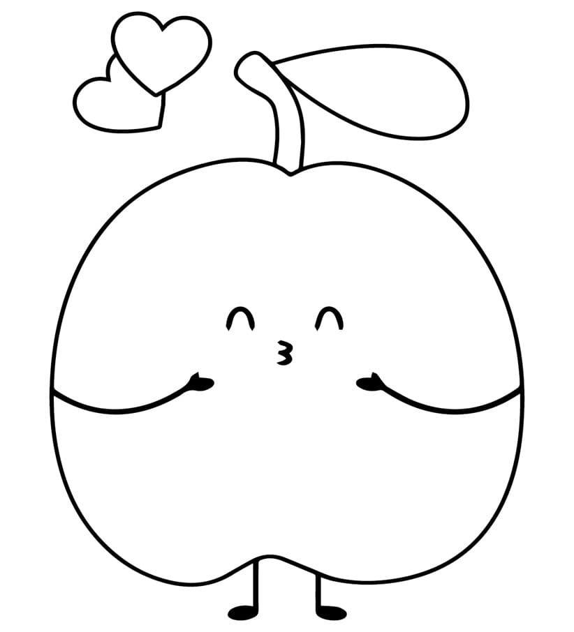 ระบายสี ลูกพลัมคาวาอิ