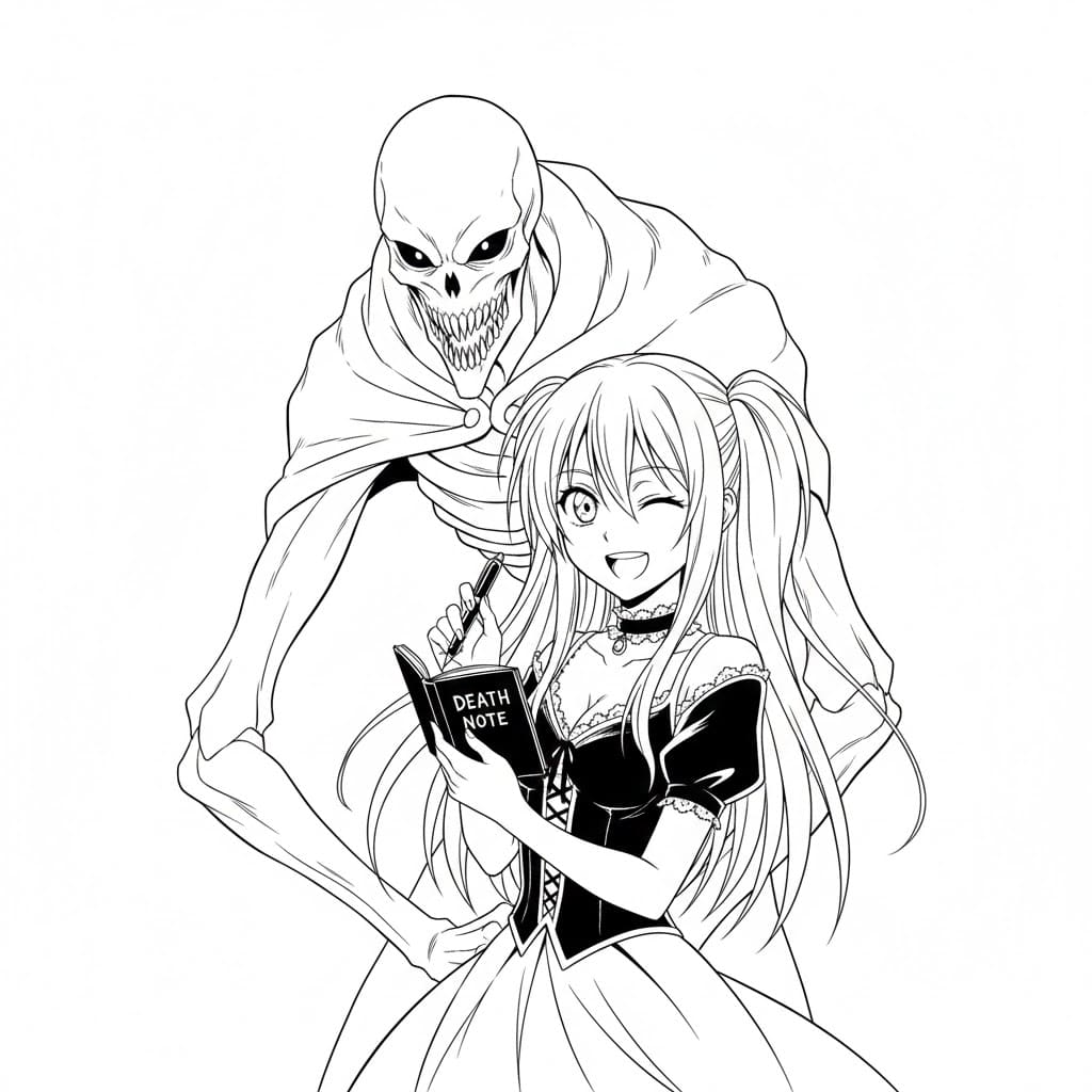 ระบายสี มิซาจากเดธโน้ต