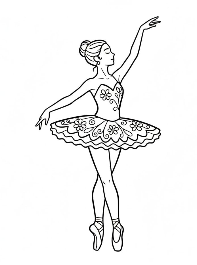 ระบายสี นักบัลเลต์ขั้นพื้นฐาน