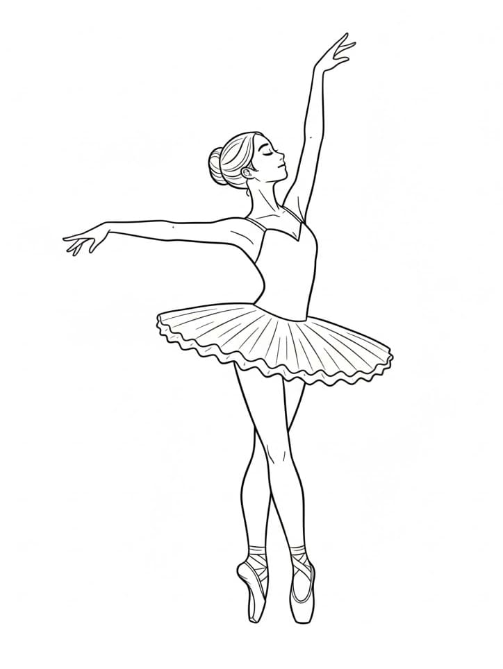 ระบายสี นักบัลเล่ต์น่ารัก