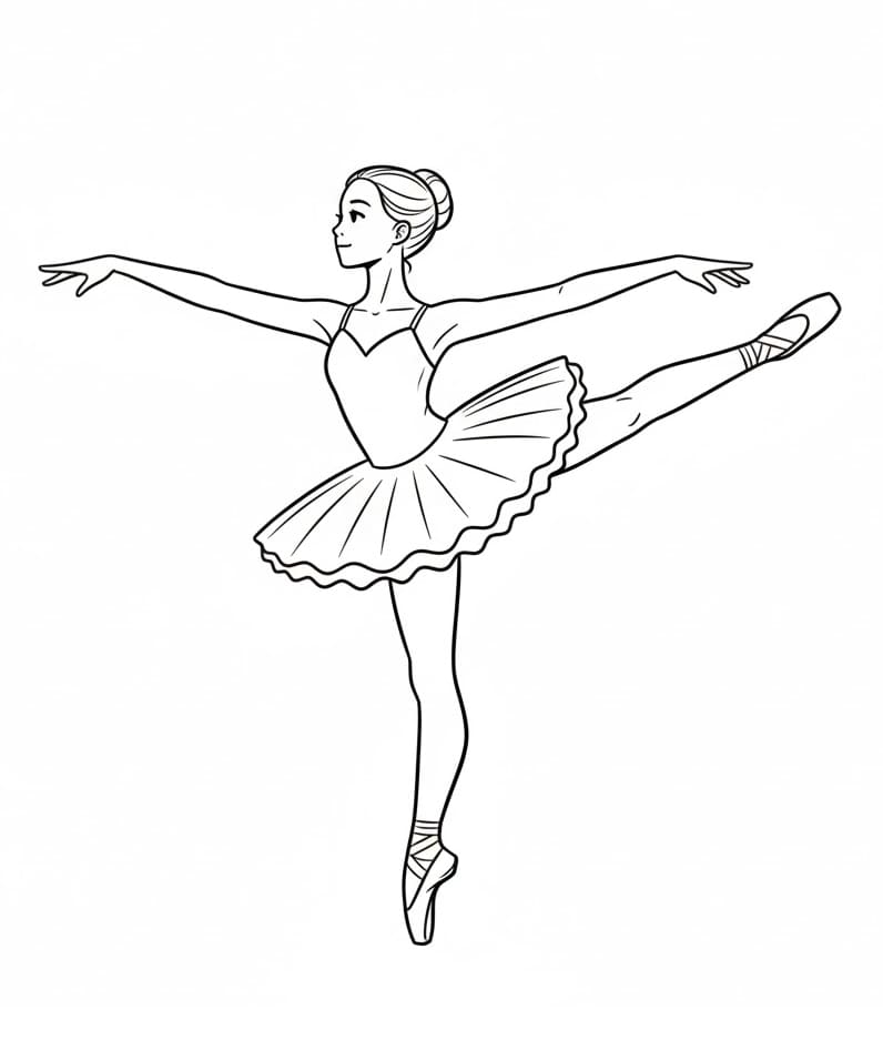 ระบายสี นักบัลเล่ต์แสนสวย