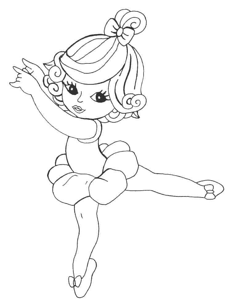 ระบายสี นักบัลเล่ต์สาวน่ารัก