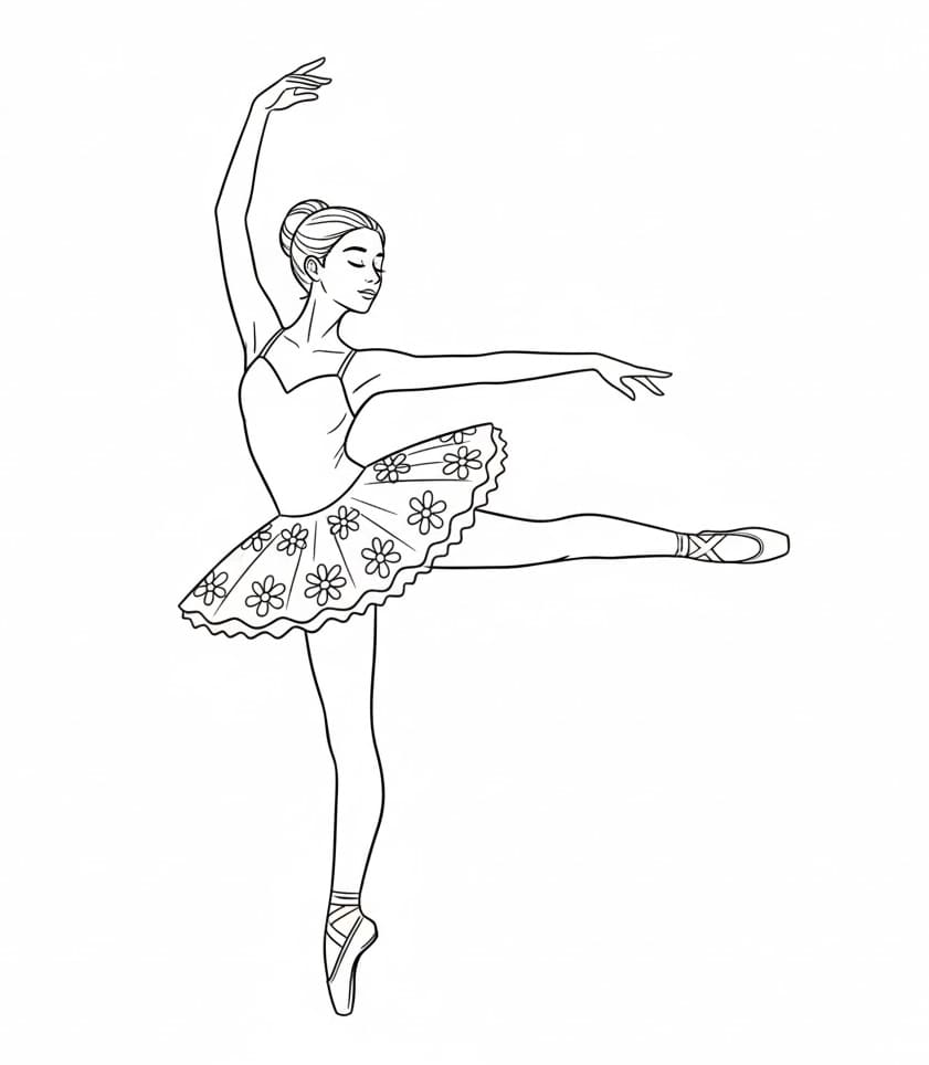 ระบายสี นักบัลเลต์ที่ง่ายมาก