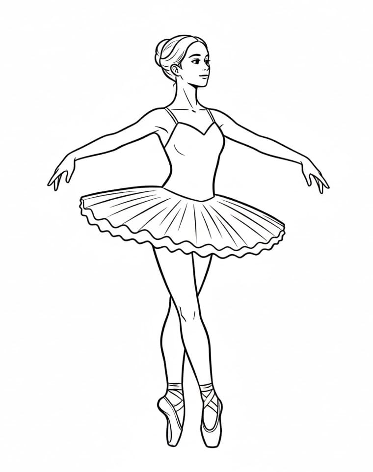 ระบายสี นักบัลเลต์ธรรมดา