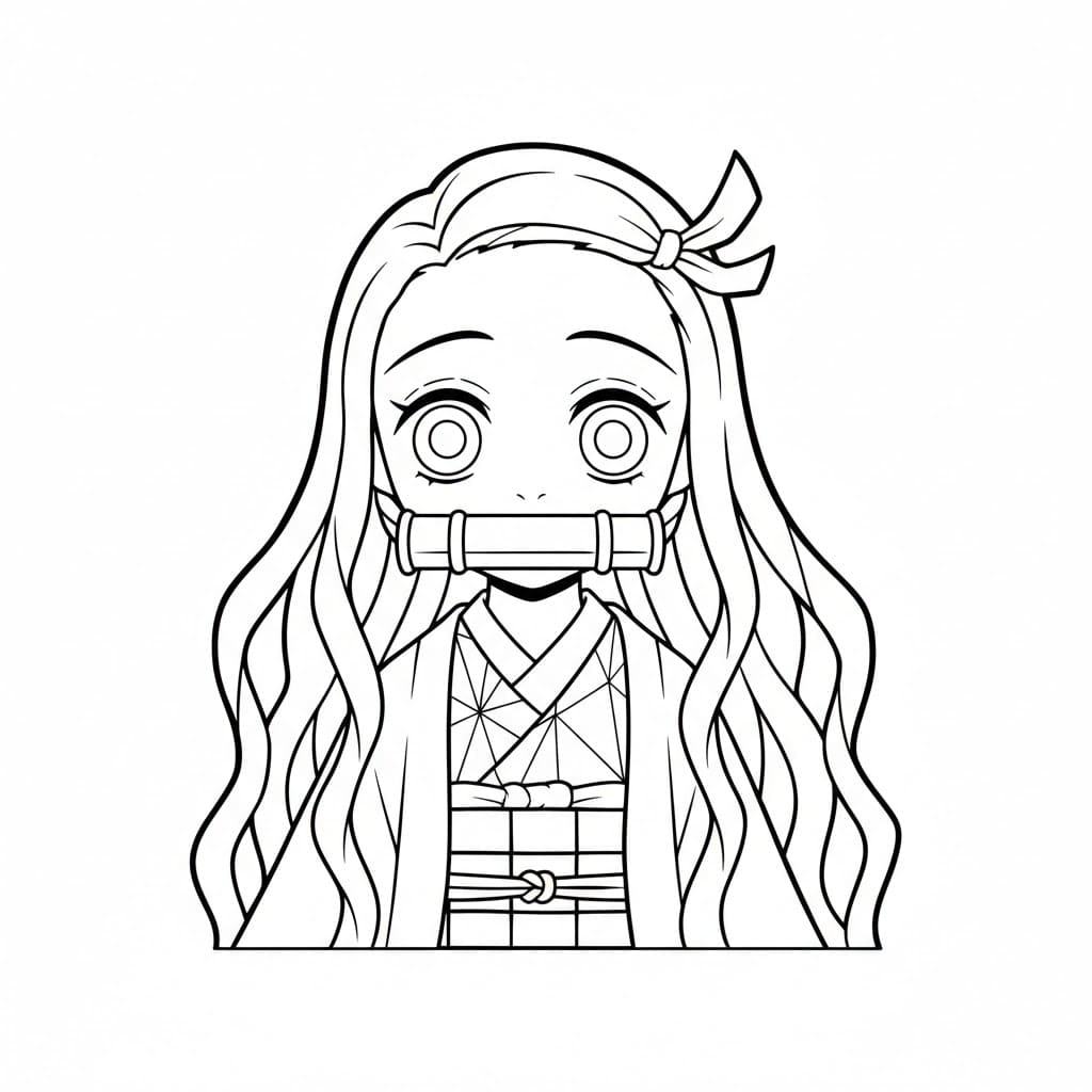 ระบายสี เนซึโกะ คามาโดะ