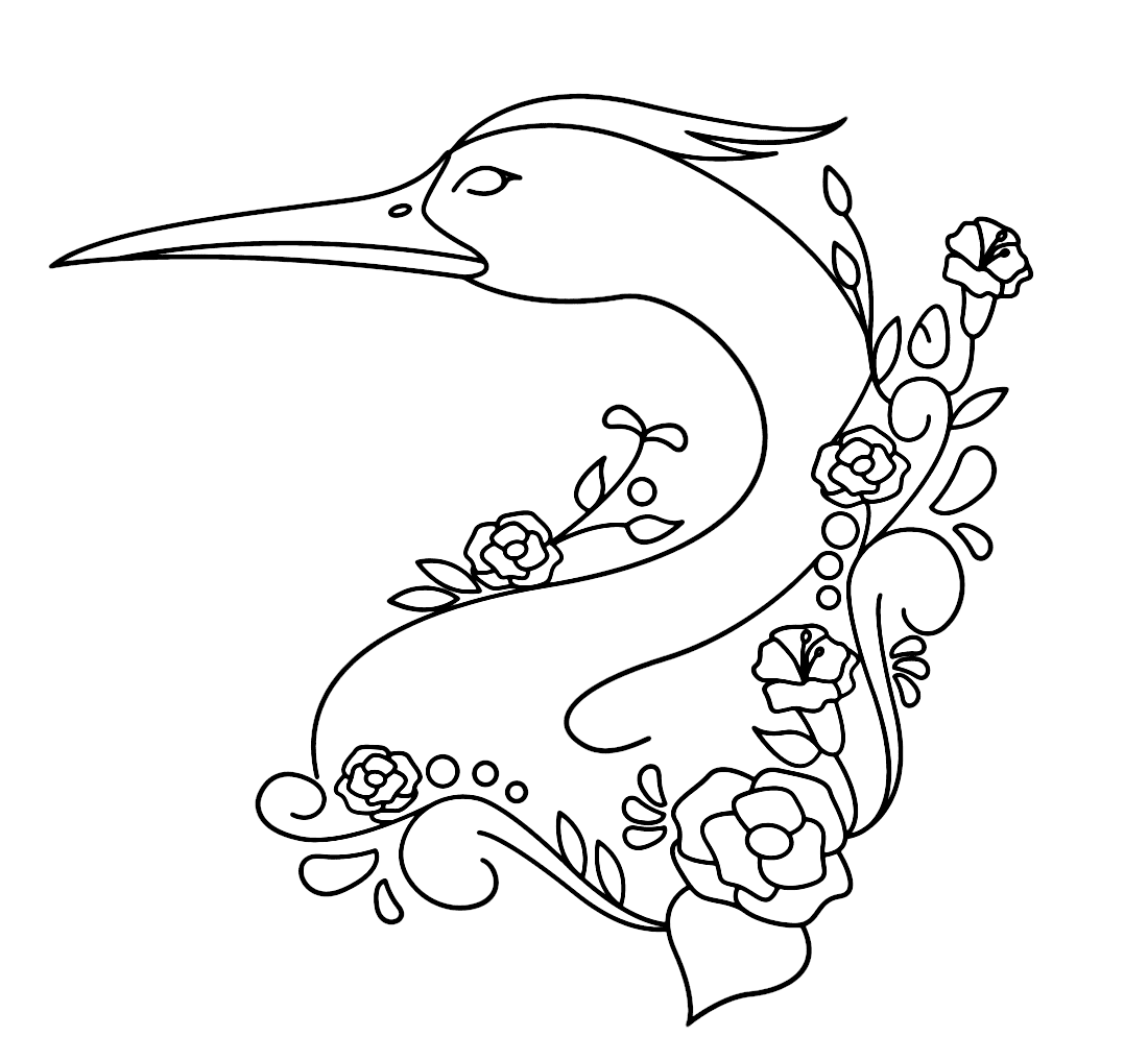 ระบายสี นกกระสาบทคัดย่อ