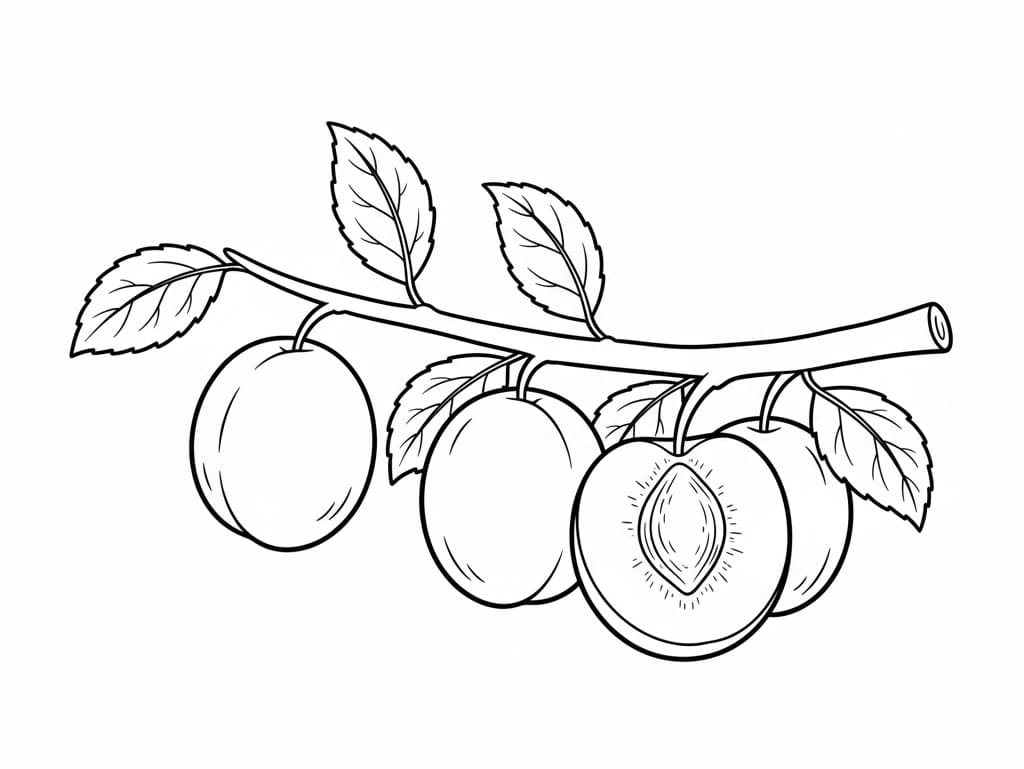 ระบายสี พลัมส์ แบรนช์