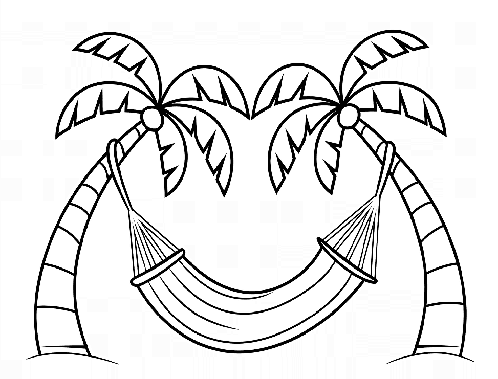 ระบายสี รอยยิ้มต้นมะพร้าวคู่