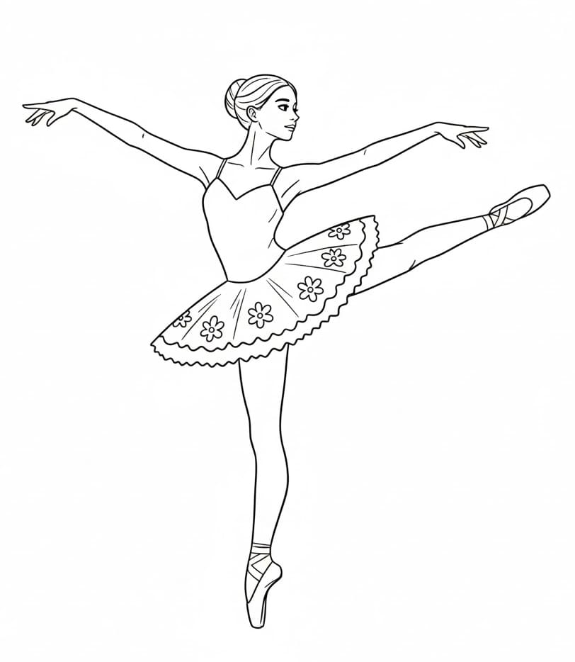 ระบายสี สาวนักบัลเล่ต์