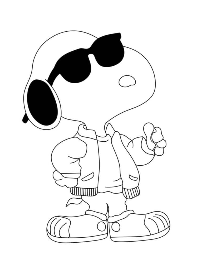 ระบายสี สนูปี้สุดเจ๋ง