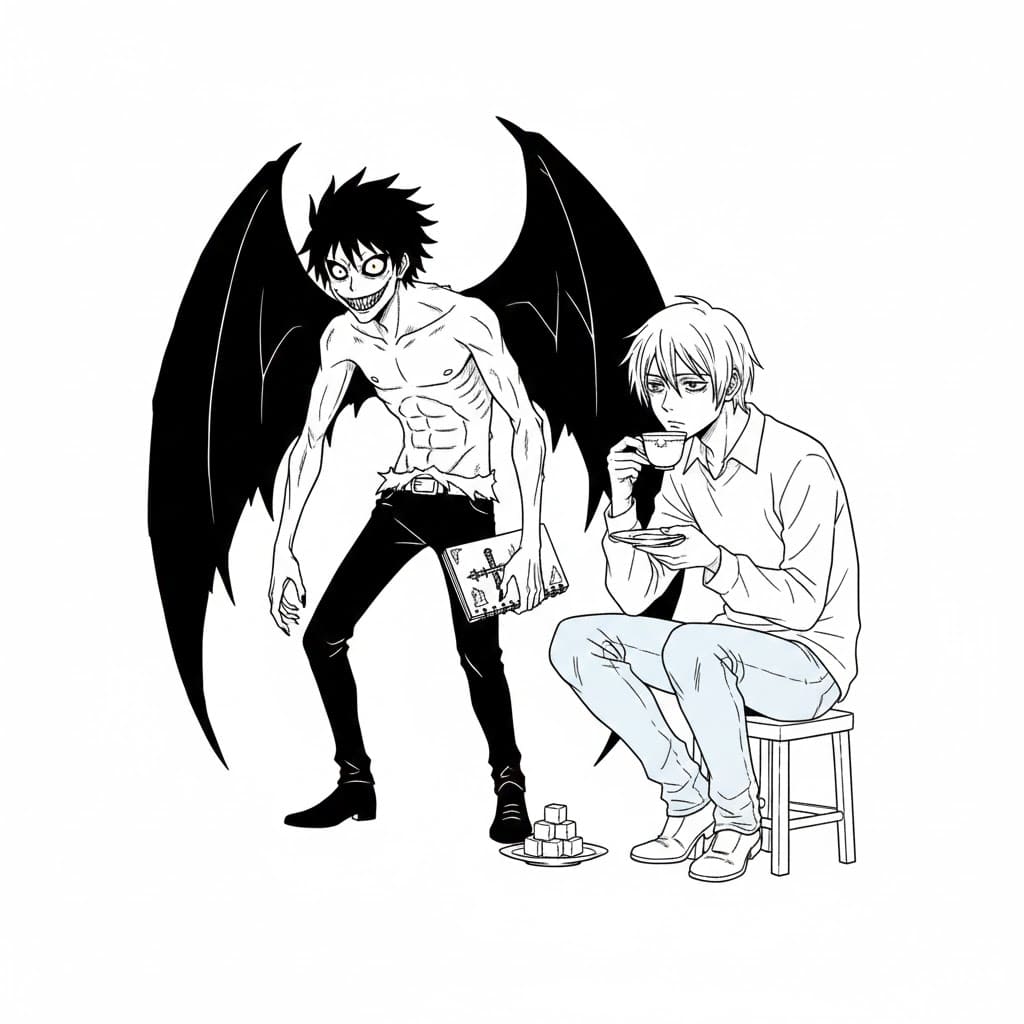 ระบายสี ตัวละครจากเดธโน้ต