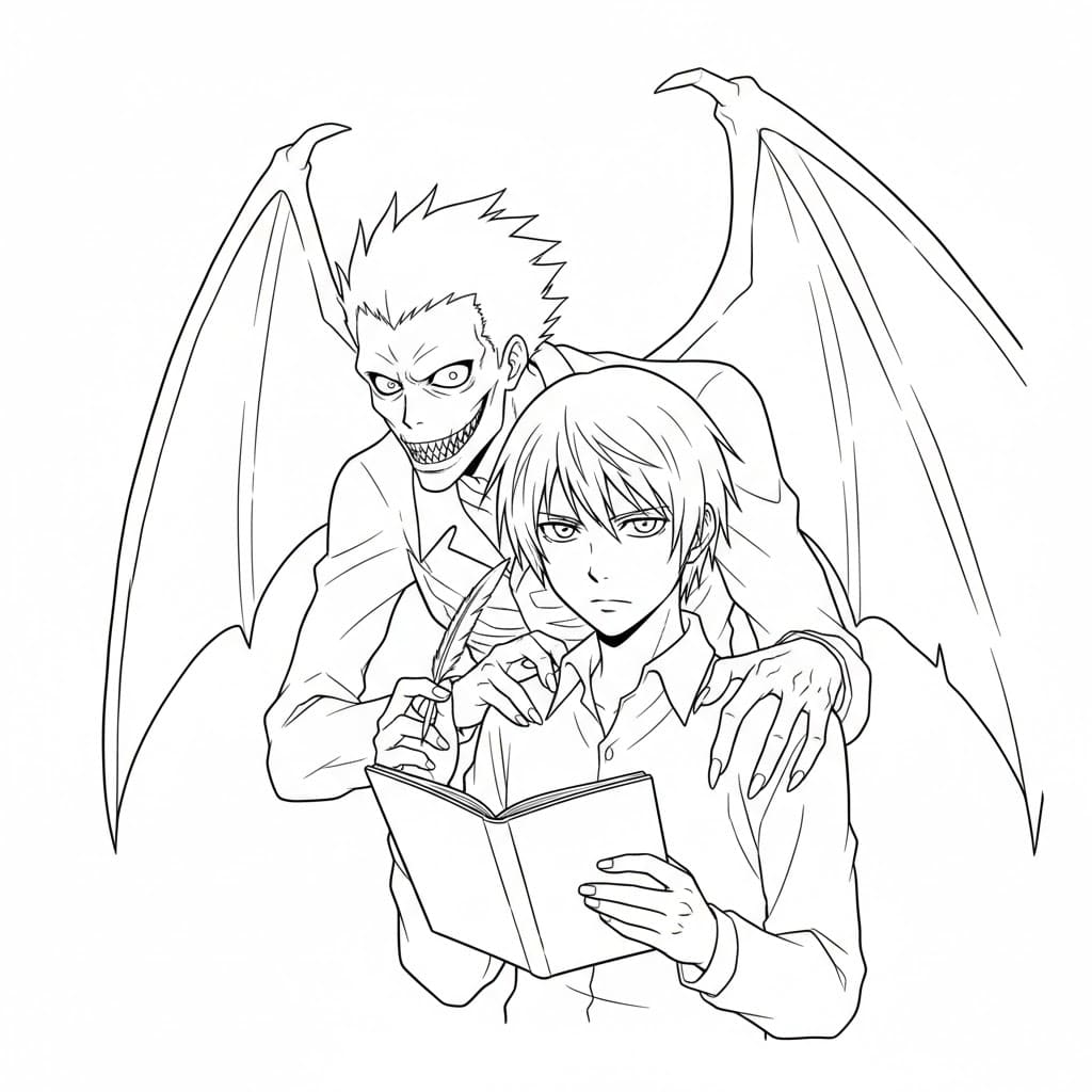 ระบายสี เดธโน้ต