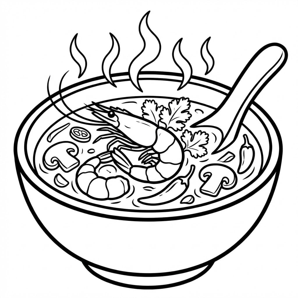 ระบายสี ต้มยำกุ้งรสเข้ม