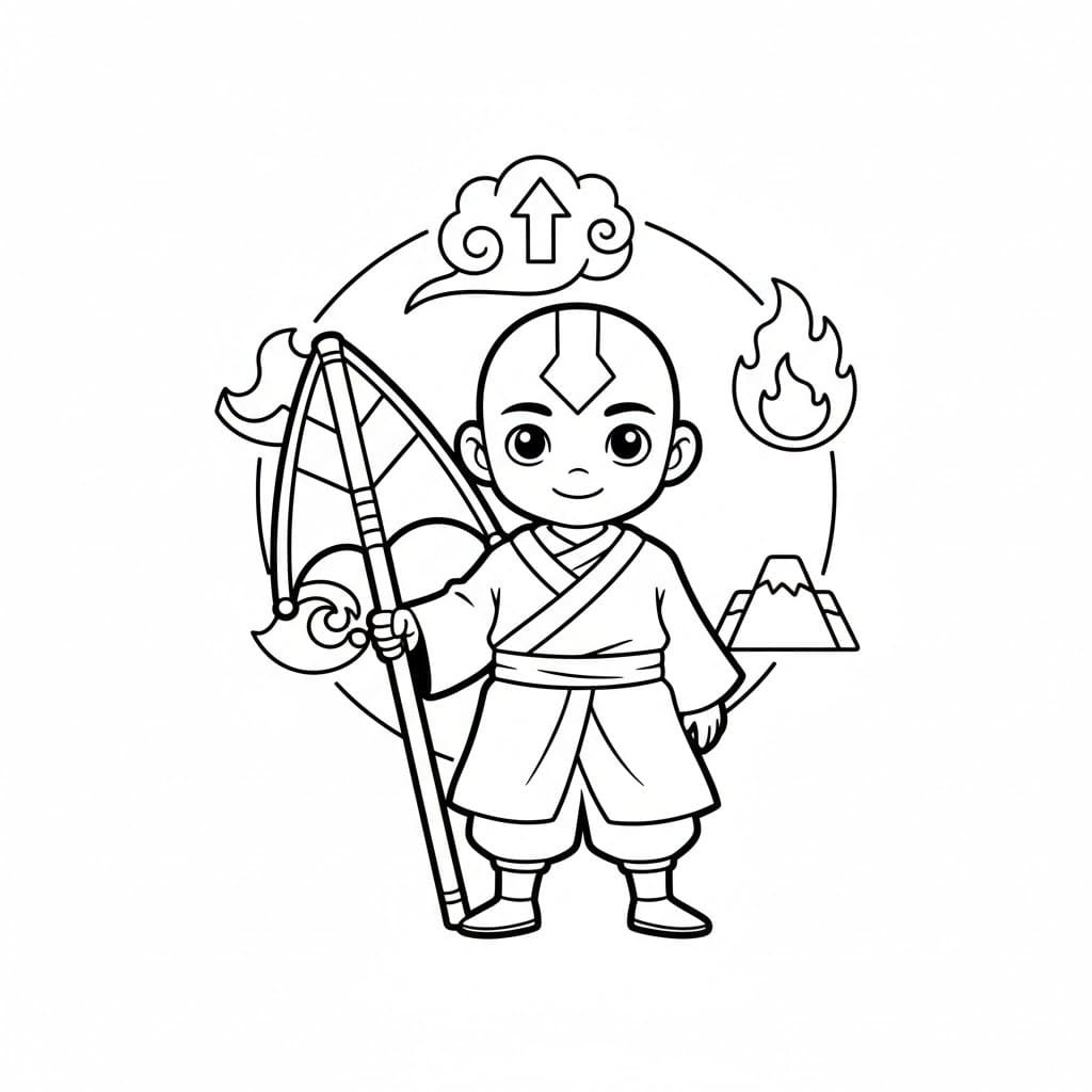 ระบายสี เณรน้อยเจ้าอภินิหาร