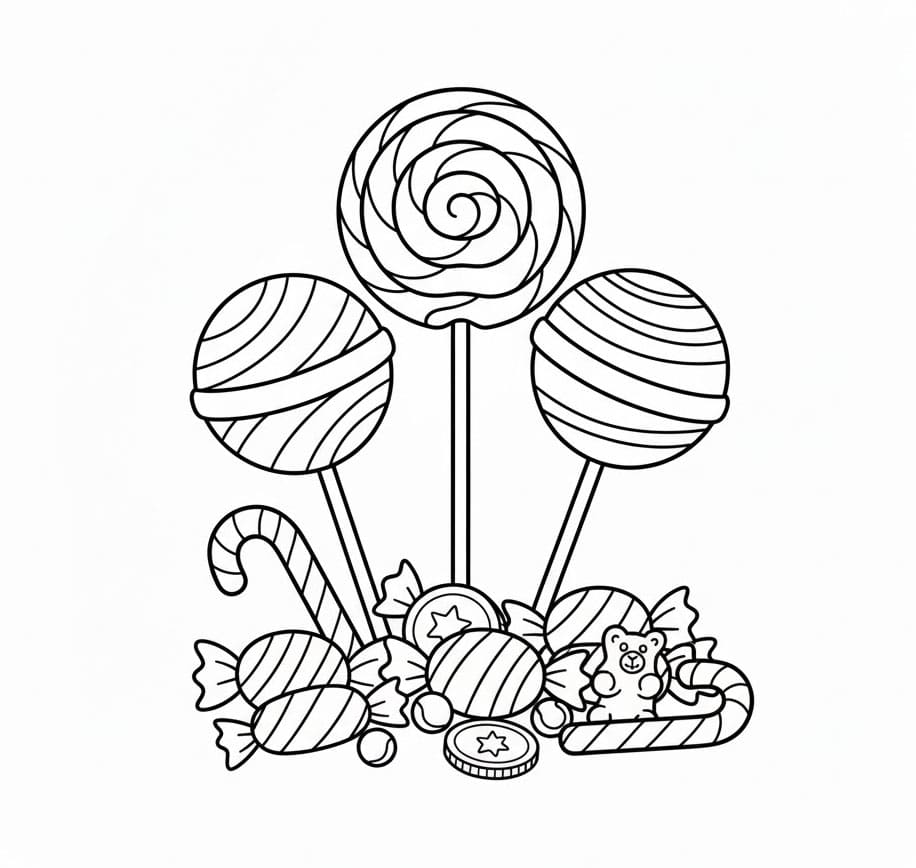 ระบายสี ช่อหวานสดใส