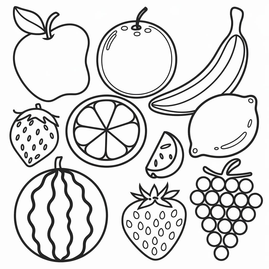 ระบายสี หาผลไม้ได้ง่ายๆ ฟรี